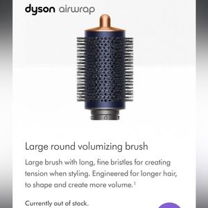 **New and unopened** DYSON large round volumizing brush